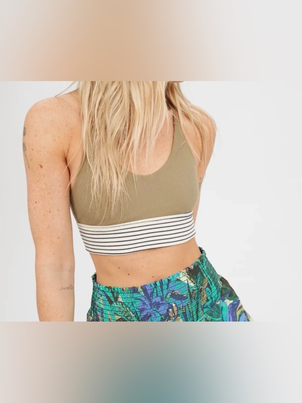 Offline By Aerie Ribbed Scoop Sports Bra